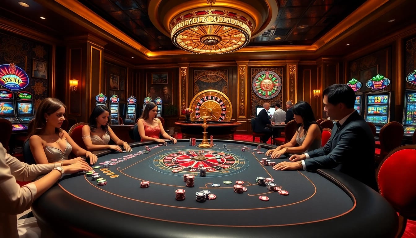 Experience the thrill of ok fun as players engage in exciting casino games with vibrant visuals and high stakes.