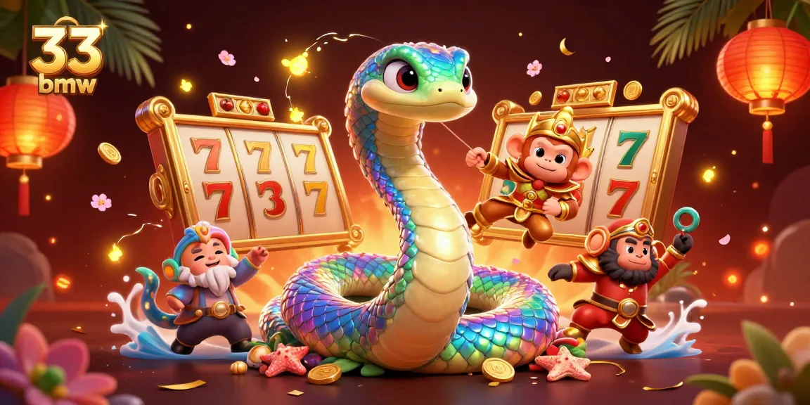 Spin the reels of joy at 33 bmw's vivid casino scene, where luck dances among celebration elements.