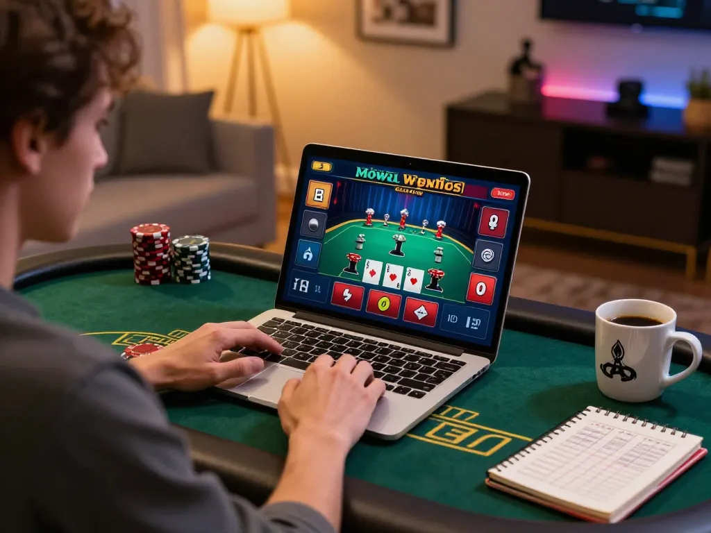 Engaging in blackjack gameplay on Trang chủ KONG88 platform, showcasing strategic decisions and focused atmosphere.