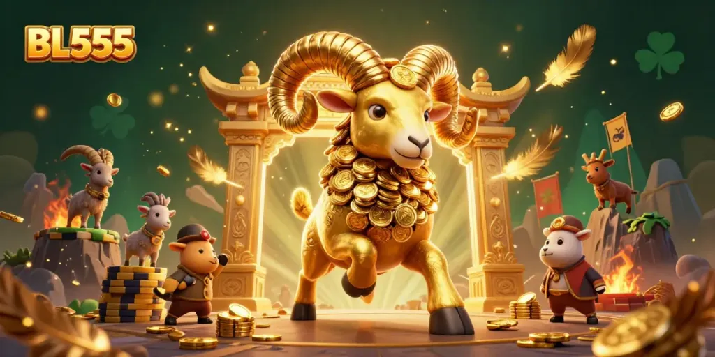 Experience thrilling betting action with BL555 in an ultra-detailed 3D casino scene.