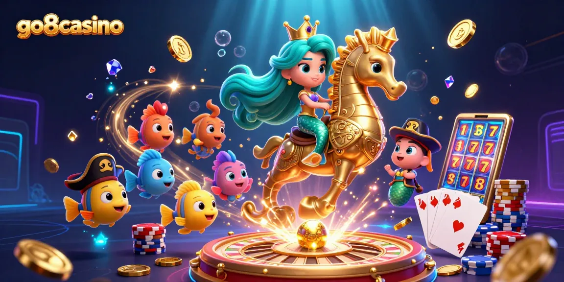 Experience the excitement at go8casino with a magical mermaid and gambling adventure.