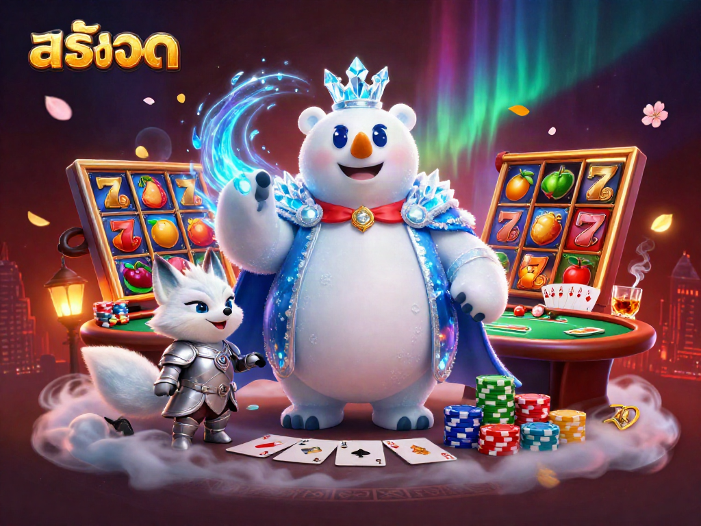 Spin and win at สล็อต with vibrant slot reels and energetic characters!