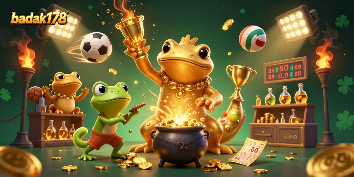 Experience thrilling gameplay at badak178 with golden alchemists and dynamic sports elements.