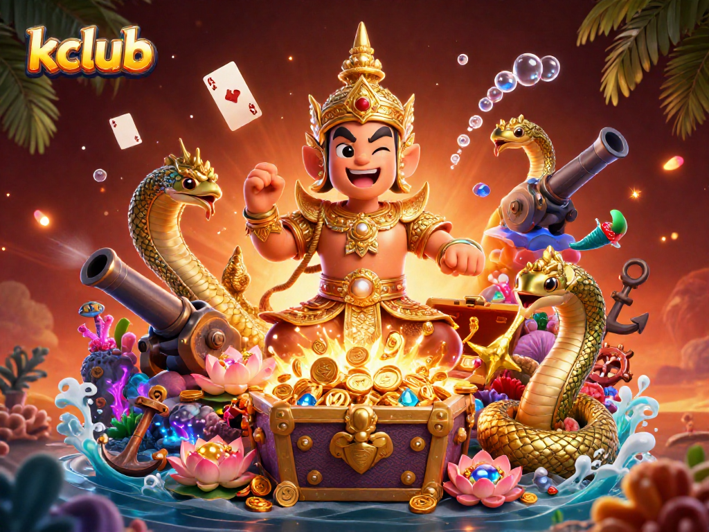 Kclub offers exciting underwater adventures with vibrant 3D characters and rich, engaging gaming experiences.