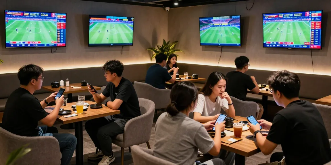 Betting scene showcasing ty le keo nha cai with enthusiastic bettors analyzing odds and matches.