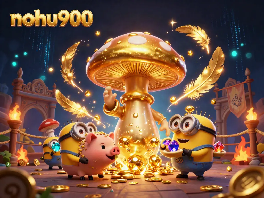 Engage with the exciting offerings of nohu900, featuring a magical gaming atmosphere with rich casino-themed visuals.