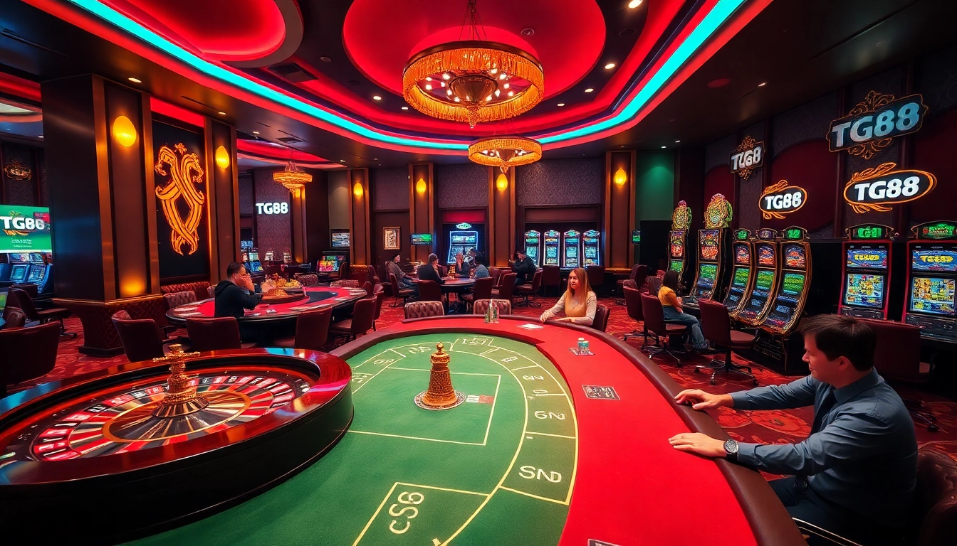Experience excitement at TG88 casino with thrilling roulette and poker games.