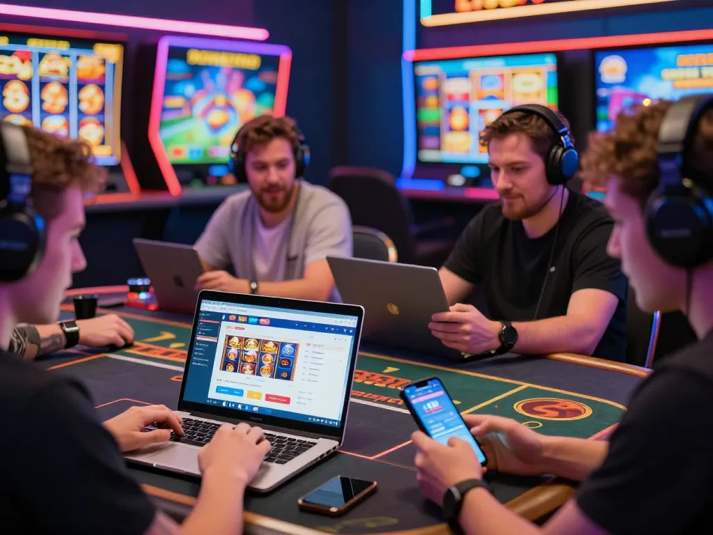 Engaged players experiencing link f168 for exciting online betting games amidst a vibrant atmosphere