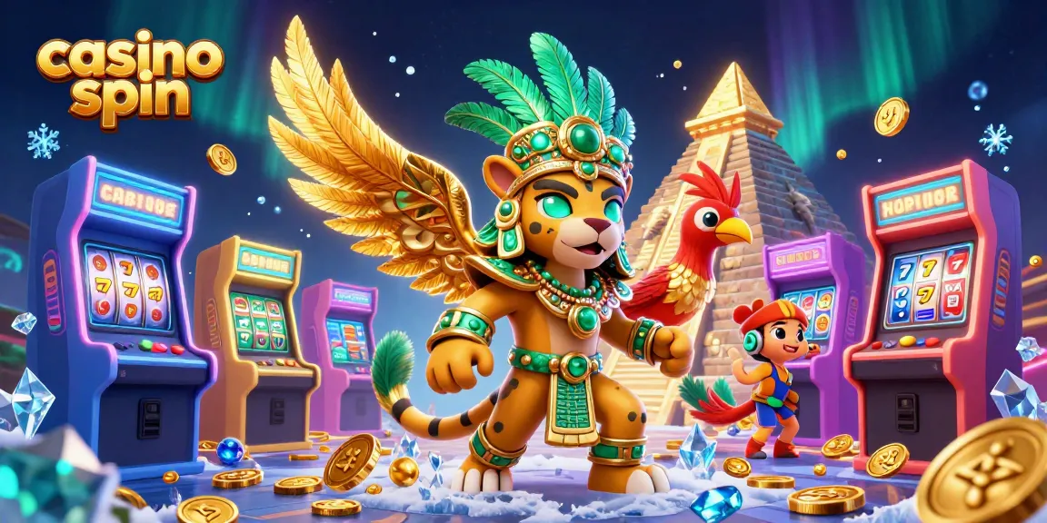 Experience the thrill of casino spin with interactive 3D visuals, featuring vibrant gaming elements.