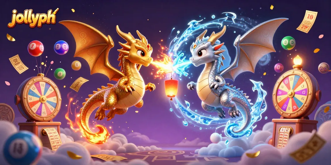 Experience thrilling gaming with jollyph featuring dynamic dragons and vibrant lottery elements.