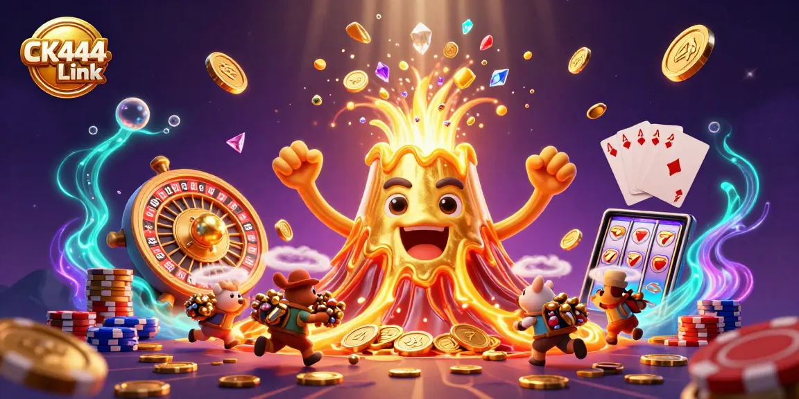 Experience the excitement of CK444 Link with thrilling games and bonuses in this dynamic casino scene.