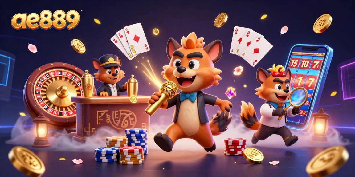 Experience exciting gaming at ae889 with hyenas entertaining at a comedy casino club.